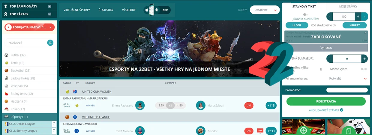22Bet E-šport 22Bet E-šport